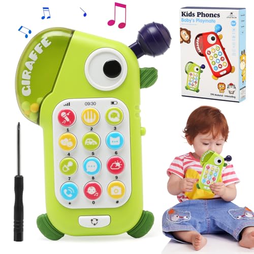 Ballery Baby Telefon Spielzeug, Baby Handy Musikspielzeug ab 1 Jahr, Spielhandy ab 6 9 Monate, Spielzeughandy mit Musiklichten, TelefonGeschenk für Mädchen Jungen Ballery Baby Telefon Spielzeug, Baby Handy Musikspielzeug ab 1 Jahr, Spielhandy ab 6 9 Monate, Spielzeughandy mit Musiklichten, TelefonGeschenk für Mädchen Jungen von Ballery