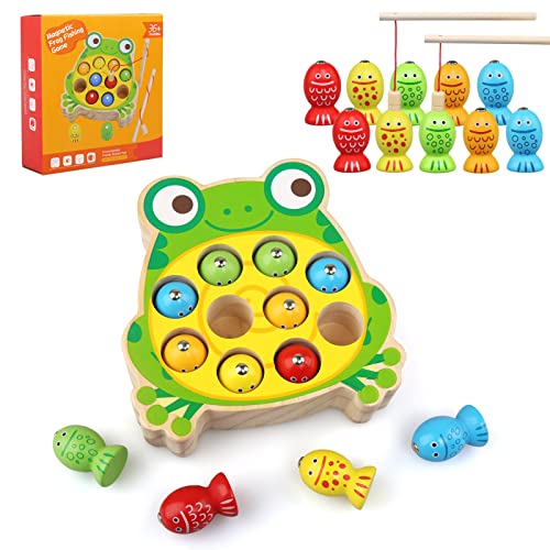Ballery Holzspielzeug ab 1 Jahr, Magnetisches Angelspiel Holzspielzeug, Baby Motorik Spielzeug Montessori Sortierspiel Holzpuzzle Lernspielzeug für Kinder als Geburtztag Geschenk 3 4 5 Jahre Ballery Holzspielzeug ab 1 Jahr, Magnetisches Angelspiel Holzspielzeug, Baby Motorik Spielzeug Montessori Sortierspiel Holzpuzzle Lernspielzeug für Kinder als Geburtztag Geschenk 3 4 5 Jahre von Ballery