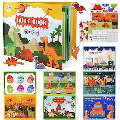 Ballery Montessori Quiet Book, Educational Toy Book, Interactive Busy Book, Ruhiges Buch Montessori for Toddlers, Puzzle Buch Pädagogisches Spielzeug Montessori Spielzeug ab 3 4 5 6 Jahre von Ballery