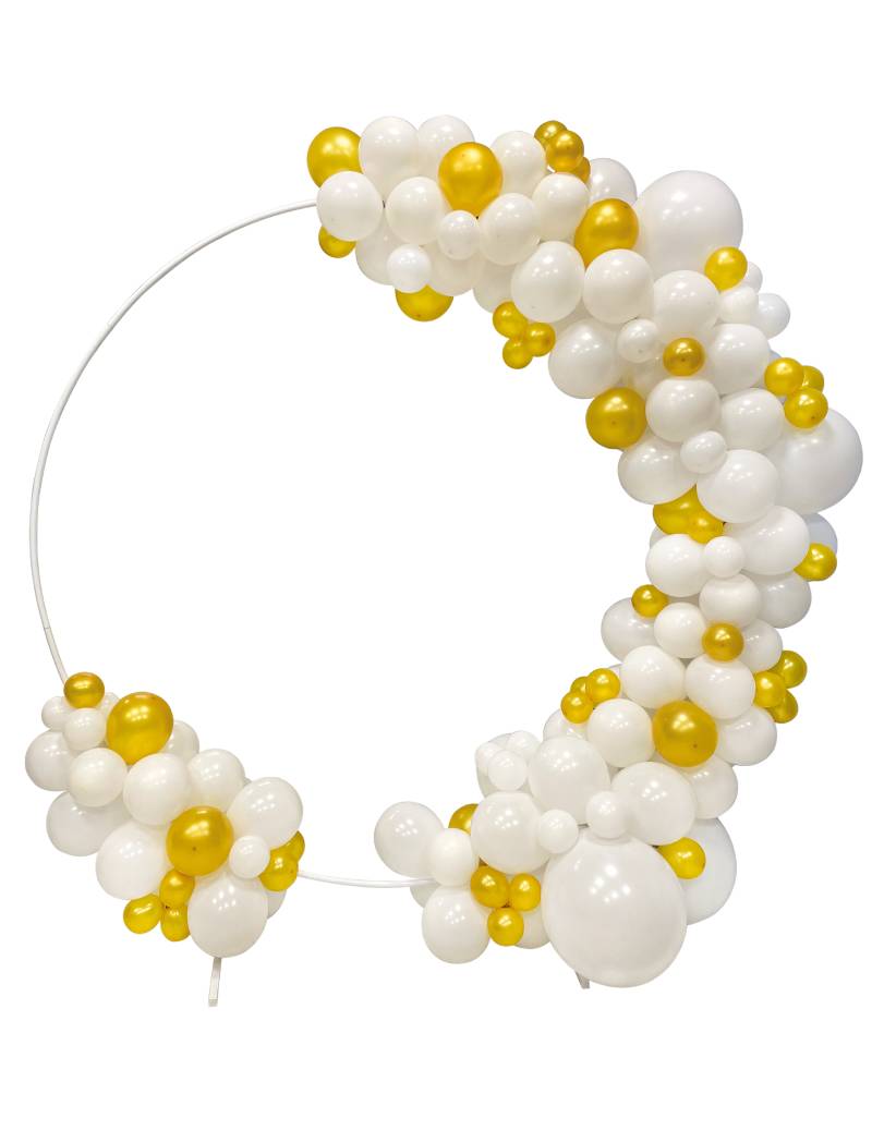 Bogen 2 meter weiss von Ballon Pub