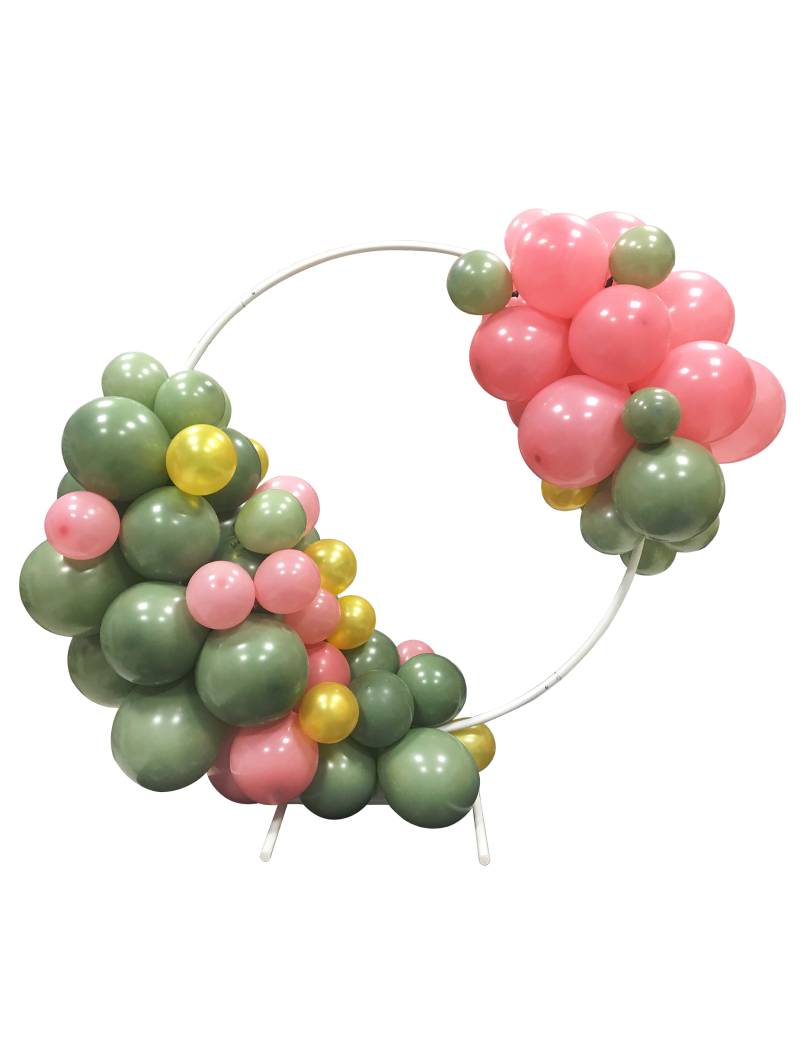 Dekorations Bogen 1m weiss von Ballon Pub