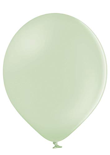 50 große Premium Luftballons 100% Bio, Freie Farbwahl 40 Farben 27cm Durchmesser, heliumgeeignet, für Party, Geburtstag, Feiern (kiwi) von Ballonheld