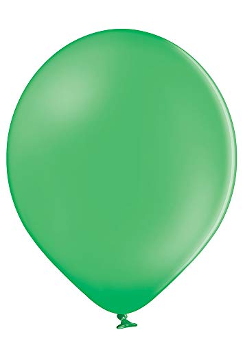 Ballonheld 50 große Premium Luftballons 100% Bio, Freie Farbwahl 40 Farben 27cm Durchmesser, heliumgeeignet, für Party, Geburtstag, Feiern (grün) von Ballonheld