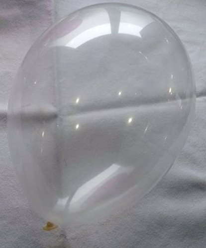 Ballonheld 50 große Premium Luftballons 100% Bio, Freie Farbwahl 40 Farben 27cm Durchmesser, heliumgeeignet, für Party, Geburtstag, Feiern (kristall Clear) von Ballonheld