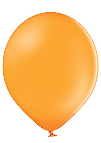 Ballonheld 50 große Premium Luftballons 100% Bio, Freie Farbwahl 40 Farben 27cm Durchmesser, heliumgeeignet, für Party, Geburtstag, Feiern (orange) von Ballonheld