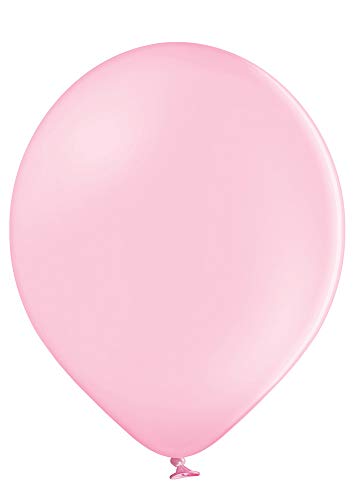 Ballonheld 50 große Premium Luftballons 100% Bio, Freie Farbwahl 40 Farben 27cm Durchmesser, heliumgeeignet, für Party, Geburtstag, Feiern (rosa) von Ballonheld