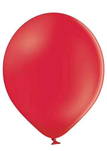 Ballonheld 50 große Premium Luftballons 100% Bio, Freie Farbwahl 40 Farben 27cm Durchmesser, heliumgeeignet, für Party, Geburtstag, Feiern (rot) von Ballonheld