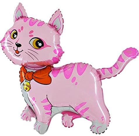 Ballonim® Katze pink ca. 80cm Luftballons Folienballon Party DekorationGeburtstag von Ballonim