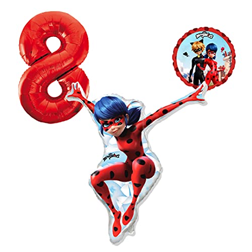 Ballonset Ladybug Ballonset Ballon mit roter Zahl 8 Kindergeburtstag Heliumgeeignet Deko Kindergeburtstag Partygeschirr Dekoration für Geburtstag Party Mottoparty Motto Luftballons Ballonset Ladybug Ballonset Ballon mit roter Zahl 8 Kindergeburtstag Heliumgeeignet Deko Kindergeburtstag Partygeschirr Dekoration für Geburtstag Party Mottoparty Motto Luftballons von Ballonim