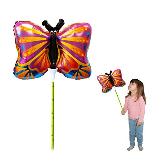 Ballooniacs - Schmetterling luftgefüllt Tierballon von Deluxebase. Eine farbenfrohe und wiederverwendbare aufblasbare Geburtstagsfeier Dekoration für Kinder von Ballooniacs