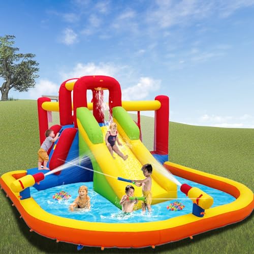 Ballsea Hüpfburg mit Gebläse - Premium Material, Sicherheitszertifiziert, Nass- & Trockeneinsatz - Ideal für Indoor, Outdoor, Kindergeburtstage & Familienfeste Ballsea Hüpfburg mit Gebläse - Premium Material, Sicherheitszertifiziert, Nass- & Trockeneinsatz - Ideal für Indoor, Outdoor, Kindergeburtstage & Familienfeste von Ballsea