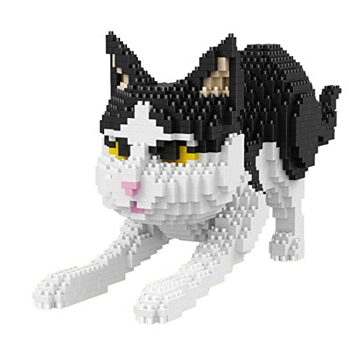 Balody Hockende Katze, Figur zum Zusammenbauen mit Nanoblocks, 1390 Teile Balody Hockende Katze, Figur zum Zusammenbauen mit Nanoblocks, 1390 Teile von Balody