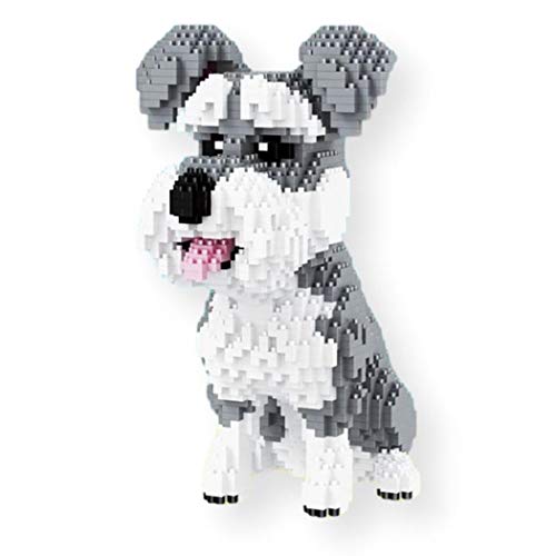 Balody Schnauzer-Hund - Figur zum Zusammenbauen mit Nanoblocks - 2100 Teile Balody Schnauzer-Hund - Figur zum Zusammenbauen mit Nanoblocks - 2100 Teile von Balody