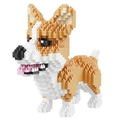 Walisischer Corgi-Hund Pembroke Figur zum Zusammenbauen mit Nanoblocks 1380 Teile Walisischer Corgi-Hund Pembroke Figur zum Zusammenbauen mit Nanoblocks 1380 Teile von Balody