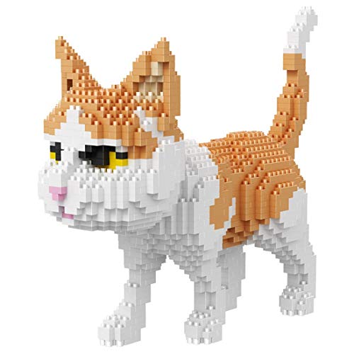 Balody Stehende Katze, Figur zum Zusammenbauen mit Nanoblocks, 1390 Teile Balody Stehende Katze, Figur zum Zusammenbauen mit Nanoblocks, 1390 Teile von Balody