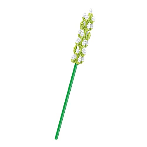 Blumenmodell zum Bauen mit kleinen Bausteinen. Fuchsschwanz von Balody