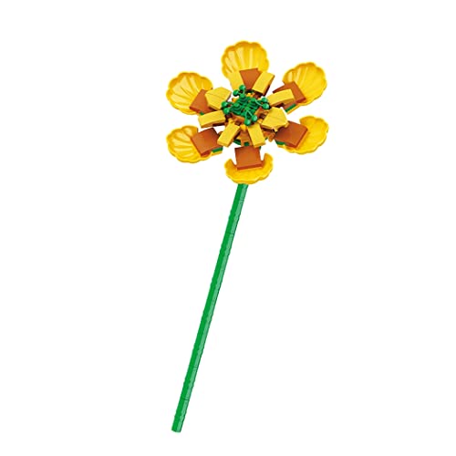 Blumenmodell zum Bauen mit kleinen Bausteinen. Gelbe Michelia von Balody