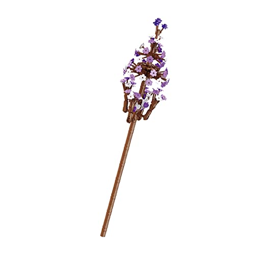 Blumenmodell zum Bauen mit kleinen Bausteinen. Lavendel von Balody
