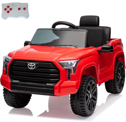 12V Rutschauto für Kinder, lizenzierter Toyota-Rutschauto, batteriebetriebenes Elektroauto mit Fernbedienung, LED-Leuchten, Federungssystem, Doppeltüren, Sicherheitsgurt, Rutschspielzeug für Kinder 12V Rutschauto für Kinder, lizenzierter Toyota-Rutschauto, batteriebetriebenes Elektroauto mit Fernbedienung, LED-Leuchten, Federungssystem, Doppeltüren, Sicherheitsgurt, Rutschspielzeug für Kinder von Baloveby