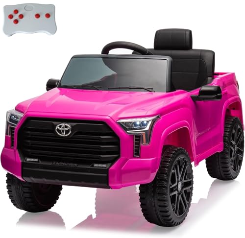 12V Rutschauto für Kinder, lizenzierter Toyota-Rutschauto, batteriebetriebenes Elektroauto mit Fernbedienung, LED-Leuchten, Federungssystem, Doppeltüren, Sicherheitsgurt, Rutschspielzeug für Kinder 12V Rutschauto für Kinder, lizenzierter Toyota-Rutschauto, batteriebetriebenes Elektroauto mit Fernbedienung, LED-Leuchten, Federungssystem, Doppeltüren, Sicherheitsgurt, Rutschspielzeug für Kinder von Baloveby
