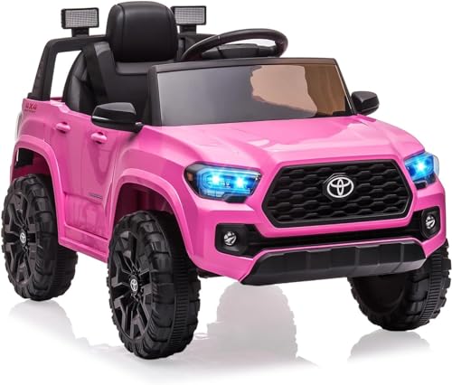 Baloveby 12V Kinder Elektroauto, Elektroauto für Kinder Mit Elternfernbedienung, Federfederung, Sicherheitsgurt, Sanftanlauf, Led-Licht, Elektroauto Kinder Ab 3 Jahre, Rosa Baloveby 12V Kinder Elektroauto, Elektroauto für Kinder Mit Elternfernbedienung, Federfederung, Sicherheitsgurt, Sanftanlauf, Led-Licht, Elektroauto Kinder Ab 3 Jahre, Rosa von Baloveby