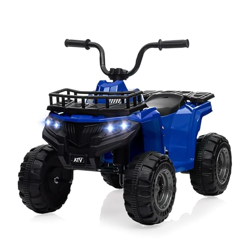 Elektro-Quad 12V Kinderquad, Elektroauto Kinder ATV, 12V Batteriebetriebenes Spielzeugauto, LED-Lichtern für Jungen Und MäDchen Ab 2-5 Jahren von Baloveby