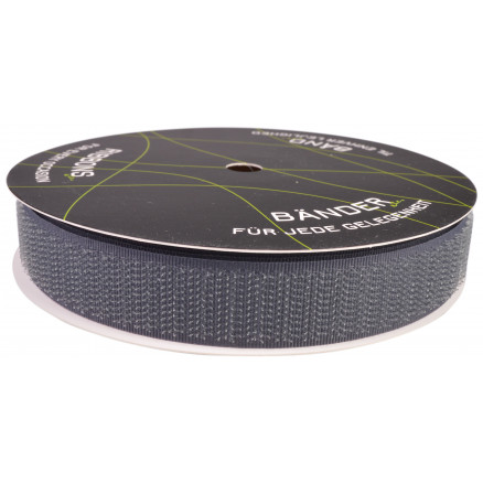 Balsløw Klettband 20mm 09 Dunkelgrau - 5m von Balsløw