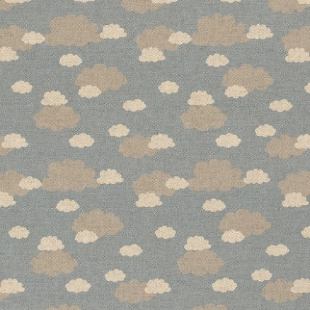 Baumwoll-Leinwand Stoff 140cm 03 Wolken - 50cm von Balsløw