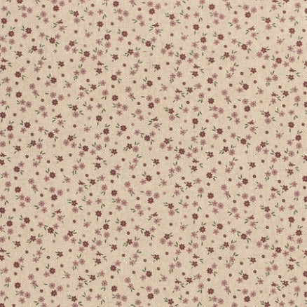 Baumwoll-Leinwand Stoff 140cm 51 Blumen - 50cm von Balsløw