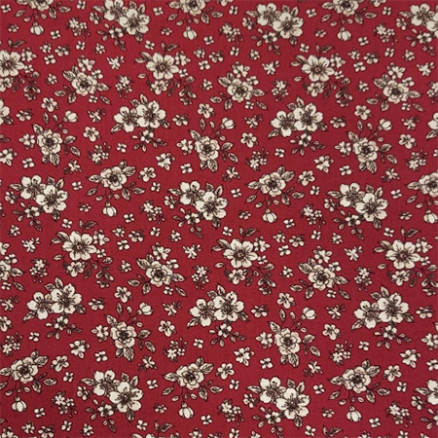 Baumwollpopeline Blumen 150cm 006 - 50 cm von Balsløw