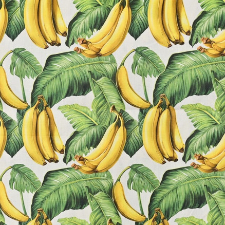 Baumwoll-Popeline-Stoff 150cm 035 - Bananen von Balsløw