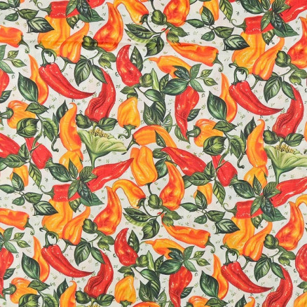 Baumwoll-Popeline-Stoff 150cm 038 - Paprika von Balsløw