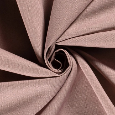Baumwoll-Leinwand Stoff 150cm 42 Rosa - 50cm von Balsløw