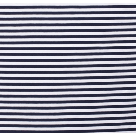 Baumwolljersey Druck Stoff 150cm 008 Streifen - 50cm von Balsløw