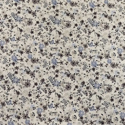 Baumwollpopeline Blumen 150cm 051 - 50 cm von Balsløw
