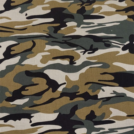 Baumwollpopeline Camouflage 150cm 018 - 50 cm Baumwollpopeline Camouflage 150cm 018 - 50 cm von Balsløw