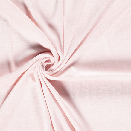 Baumwoll-Velours-Stoff 150cm 12 Rosa - 50cm von Balsløw