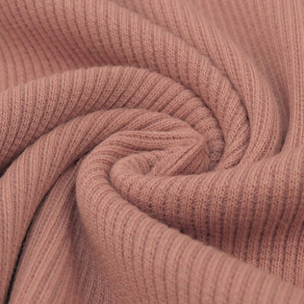 Baumwoll-Bündchen Grob Stoff 413 Rosa - 50cm von Balsløw