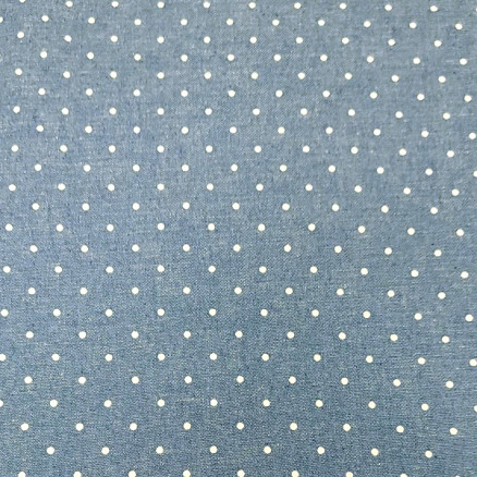 Denim-Stoff 145cm 60 Kleine gepunktete Streifen - 50cm von Balsløw