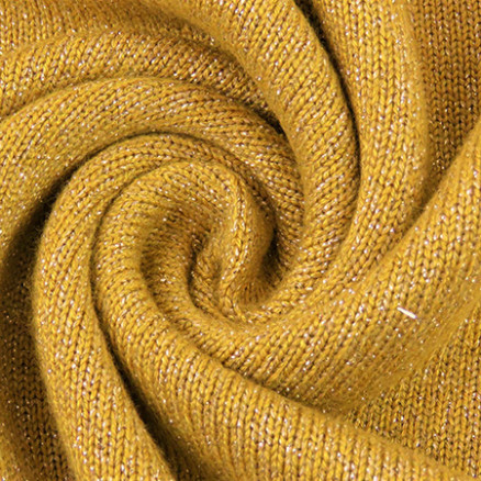 Gestrickt mit Lurex Stoff 160cm 434 - 50cm von Balsløw