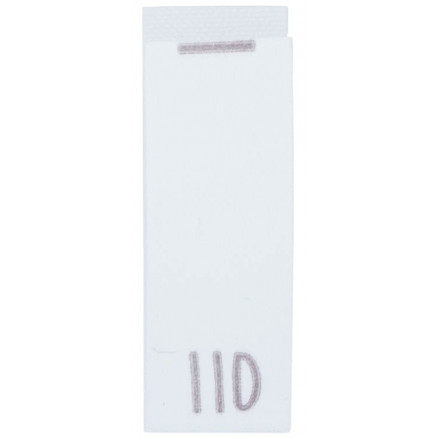 Größenschild/Etikett 110 Weiß -1 Stück Größenschild/Etikett 110 Weiß -1 Stück von Balsløw