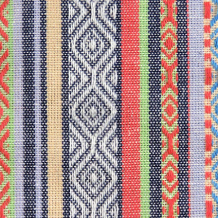 Jacquard mit mexikanischen Streifen Stoff 708 - 50cm von Balsløw