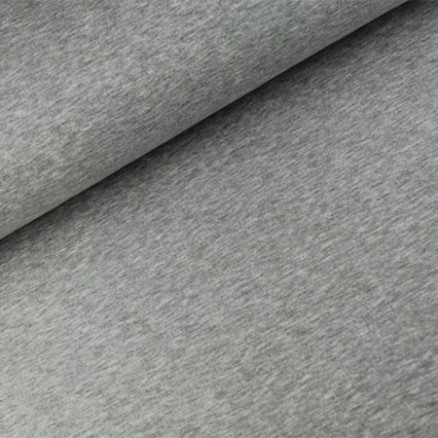 Fester Jogging-Stoff 160cm 72 Hellgrau Melange - 50cm Fester Jogging-Stoff 160cm 72 Hellgrau Melange - 50cm von Balsløw