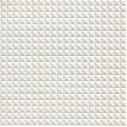 Kunstleder Pyramide Stoff 140cm 01 Weiß Metallic - 50cm von Balsløw