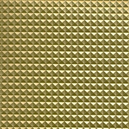 Kunstleder Pyramide Stoff 140cm 18 Gold Metallic - 50cm von Balsløw