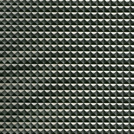 Kunstleder Pyramide Stoff 140cm 20 Dunkelgrau Metallic - 50cm von Balsløw