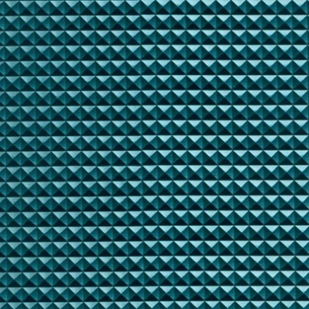Kunstleder Pyramide Stoff 140cm 21 Blau Metallic - 50cm von Balsløw