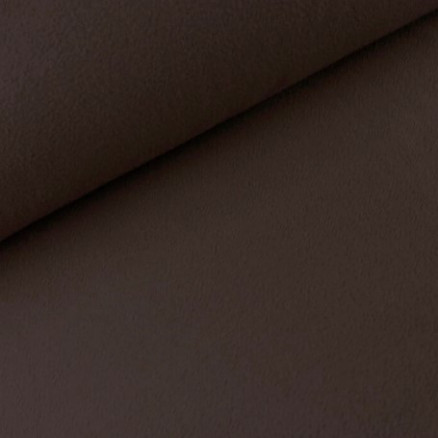 Polar Fleece Stoff 150cm 020 Schokolade - 50cm von Balsløw