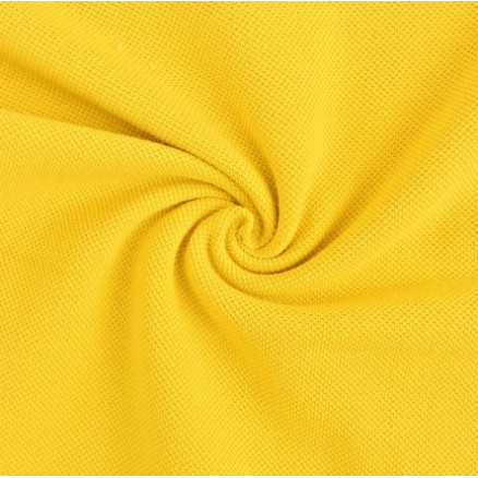 Polo Baumwolle Jersey 155cm 035 Gelb - 50cm von Balsløw