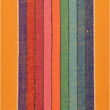 Canvas Meterware mit Streifen 150cm 434 Multi - 50 cm von Balsløw